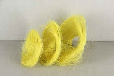 SISAL BQ HOLDER YELLOW
